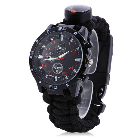 5 in 1 Outdoor Survival Watch Bracelet