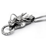 Dragon Pendant Stainless Steel Necklace