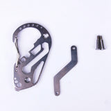 Multifunctional Quickdraw Key Holder Stainless Steel Carabiner