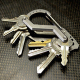 Multifunctional Quickdraw Key Holder Stainless Steel Carabiner