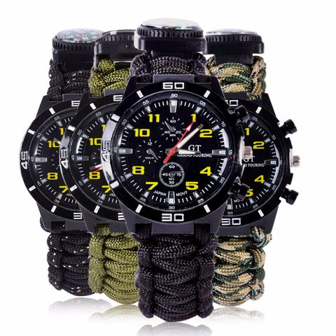 5 in 1 Outdoor Survival Watch